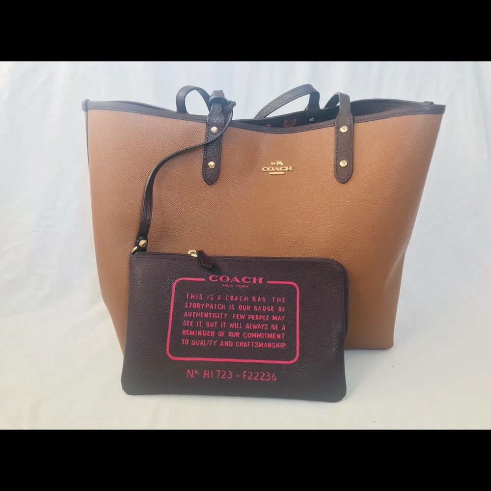Coach Reversible 2 in 1 tote bag